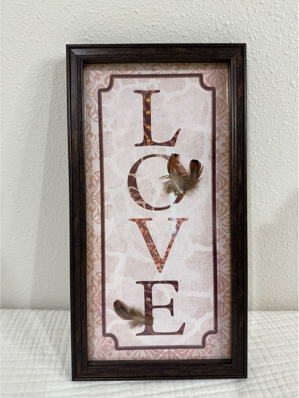 Rustic Framed “LOVE” Wall Decor